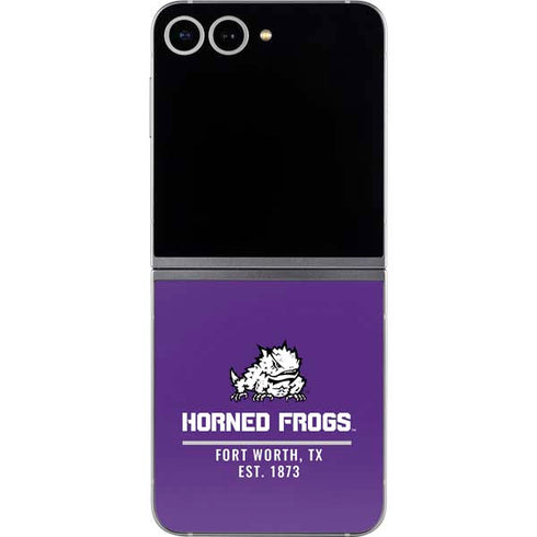 Texas Christian University Horned Frogs Fort Worth Galaxy Z Flip6 Skin